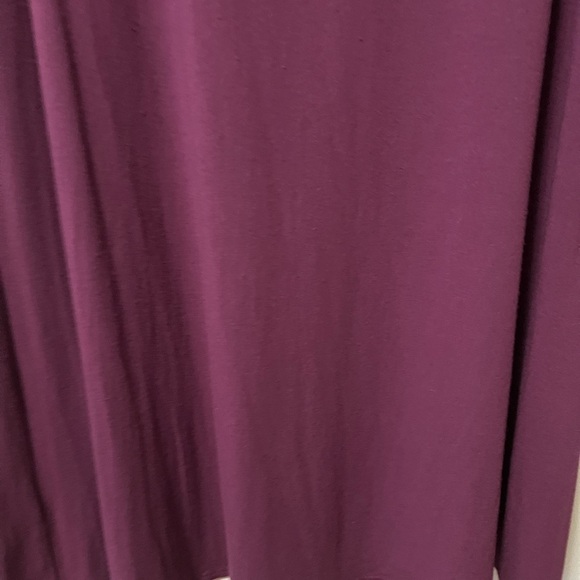 Eileen Fisher Women’s Purple 3/4 sleeve Size Medium Shapeless Dress - Picture 5 of 7